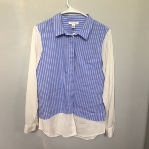 Calvin Klein Size Medium sheer sleeves blouse